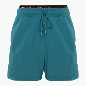 Férfi úszónadrág Tommy Jeans DW SF Medium Drawstring timeless teal (DW SF Medium Drawstring UM0UM03141CT0) kép