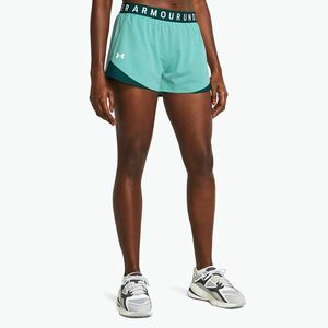női rövidnadrágUnder Armour Play Up Twist 3.0 radial turquoise/hydro teal/white (Play Up Twist 3.0 1349125) kép