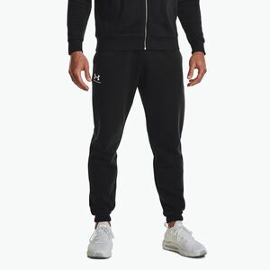 férfi edzőnadrág Under Armour Essential Fleece Joggers black/white (Essential Fleece Joggers 1373882) kép