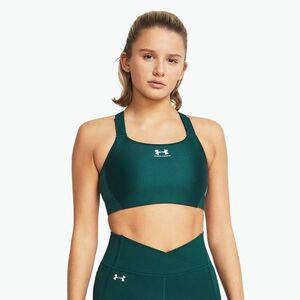 Fitness melltartó Under Armour HG Armour High hydro teal/white (HeatGear Armour High 1379195-449) kép