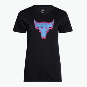 női edzőpóló Under Armour Project Underground Core T black/viral blue (Project Underground Core T 1382708) kép
