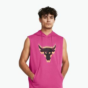 férfi edzőpóló a Under Armour Project Q2 Payoff Fleece HD astro pink/atomic/black (Project Q2 Payoff Fleece HD 1383302) kép