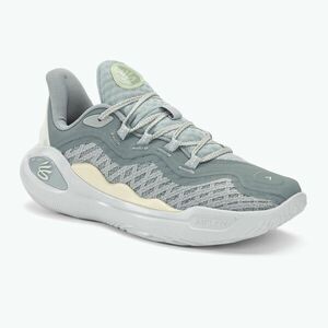 Kosárlabda cipő Under Armour Curry 11 YW halo gray/steel/white clay (Curry 11 YW 3027723) kép