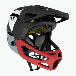 Kerékpáros sisak Dainese Linea 01 Mips Evo mono matt black/red/nardo grey (Linea 01 Mips Evo 2138383001) kép
