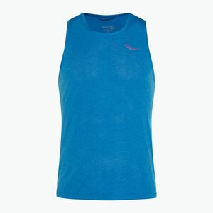 Férfi futótrikó Saucony Stopwatch Singlet cobalt heather (Stopwatch Singlet SAM800375) kép