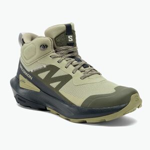 Férfi túracipő Salomon Elixir Activ MID GTX slate green/carbon glacier (Elixir Activ MID GTX L47457100) kép