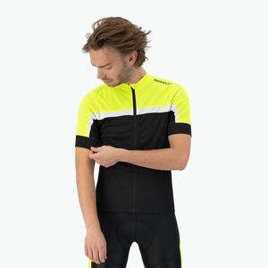 Férfi kerékpáros póló Rogelli Course black/fluor/white (Course ROG351467) kép