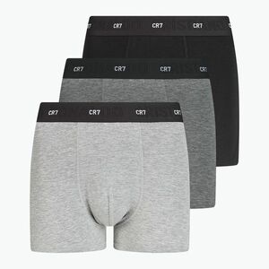Férfi boxeralsó CR7 Bamboo Trunk FSC 3 darab black/dark grey/grey (Bamboo Trunk FSC 300-82130-4900-405) kép