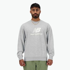 Férfi melegítőfelső New Balance Stacked Logo French Terry Crew athletic grey (Stacked Logo French Terry Crew MT41500AG) kép