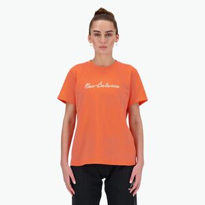 Női póló New Balance Script Tee gulfred (Script Tee WT41909GFR) kép