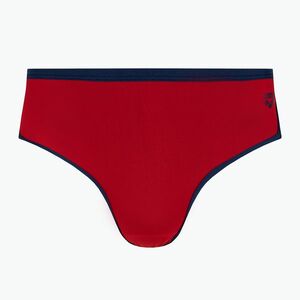 Férfi arena Icons Swim Alacsony derekú rövid egyszínű piros/tengerészkék úszónadrág (Icons Swim Low Waist Short Solid 005046/417) kép