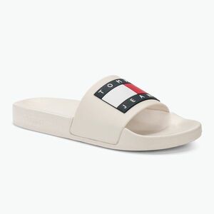 Férfi papucs Tommy Jeans Pool Slide Ess ecru (Pool Slide Ess EM0EM01191TCR) kép