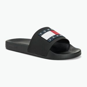 Női papucs Tommy Jeans Flag Pool Slide Ess black (Flag Pool Slide Ess EN0EN02115BDS) kép