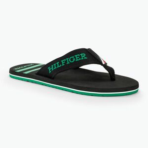 Férfi Tommy Hilfiger Sporty Beach Sandal fekete szandál flip flopok (Sporty Beach Sandal FM0FM05020BDS) kép