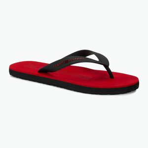 Férfi flop-flop papucs Tommy Hilfiger Rubber Beach Sandal black (Rubber Beach Sandal FM0FM05023) kép