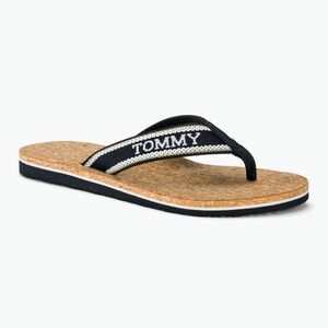 Tommy Hilfiger női flip flop Cork Beach szandál space blue (Cork Beach Sandal FW0FW07904DW6) kép