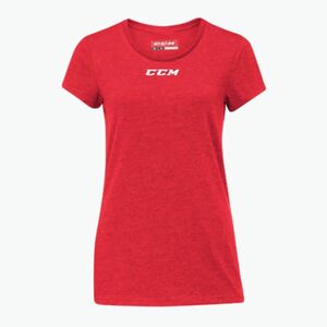 Női póló CCM Crew Neck SR red (Crew Neck SR TT3340) kép