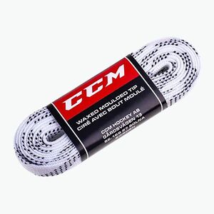 CCM Team Viaszolt fehér korcsolyafűző (Team Waxed ACLACEWXT) kép