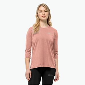 Jack Wolfskin női trekking hosszú ujjú Crosstrail 3/4 rose dawn (Crosstrail 3/4 1809541) kép