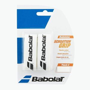 Tollasütő grip Babolat Grip Sensation 2 db white (Grip Sensation 670064) kép