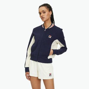 Női pulóver FILA Settanta black iris/antique white (Settanta FAW0740) kép