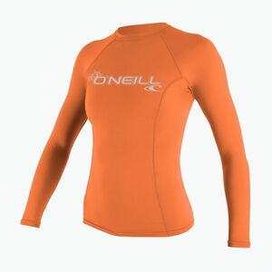 Női hosszú ujjú felső úszáshoz O'Neill Basic Skins LS Rash Guard light grapefruit (Basic Skins Rash Guard 3549-252) kép