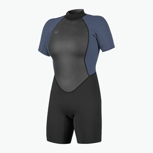női búvárruha O'Neill Reactor-2 2 mm Back Zip S/S Spring black/mist (Reactor-2 2 mm Back Zip Spring 5043-EP7) kép