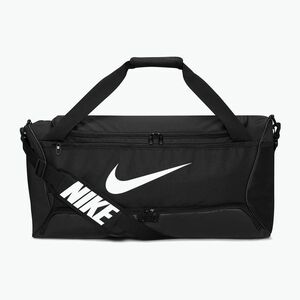 Nike Brasilia edzőtáska 9.5 60 l fekete/fekete/fehér (Brasilia 9.5 DH7710) kép