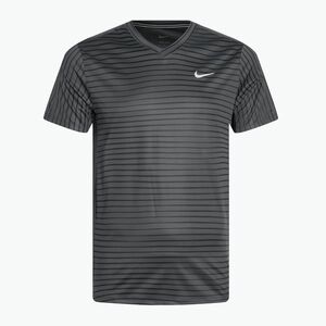 Férfi teniszpóló Nike Court Dri-Fit Top Novelty anthracite/white (Court Dri-Fit Top Novelty FD5390) kép