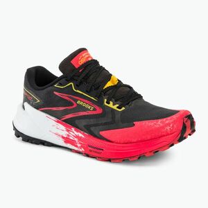 női futócipő Brooks Catamount 3 black/diva pink/lemon chrome (Catamount 3 1204051B007) kép