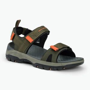 Férfi szandál SKECHERS Tresmen Ryer olive/black/orange (Tresmen Ryer 205112 OLV) kép