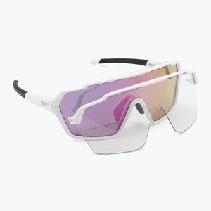 Napszemüveg Smith Shift MAG white/chromapop violet mirror (Shift MAG 204056) kép