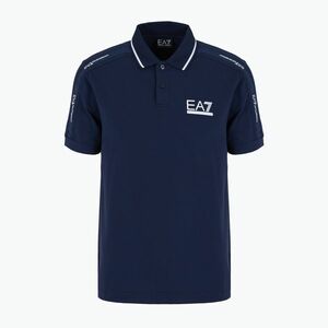 Férfi galléros póló EA7 Emporio Armani Train Visibility navy blue (Train Visibility Polo ST 3DPF16-PJ03Z) kép
