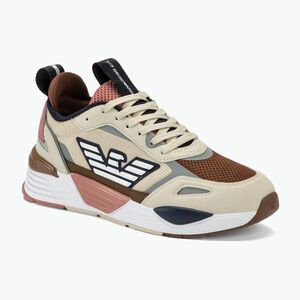 Cipő EA7 Emporio Armani Ace Runner rainy day/black iris/emperador/terracotta (Ace Runner X8X070-XK165-T575) kép