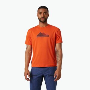 Férfi póló Helly Hansen HH Tech Graphic patrol oran (HH Tech Graphic 63088_300) kép