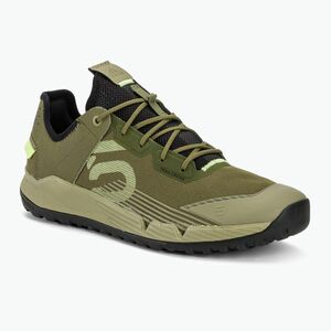 Férfi platform kerékpáros cipő adidas FIVE TEN Trailcross LT focus olive/pulse lime/orbit green (Trailcross LT GY5124) kép