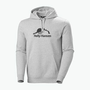 Férfi pulóver Helly Hansen Nord Graphic Pull Over Hoodie grey melang (Nord Graphic Pullover Hoodie 62975_952) kép