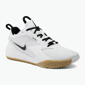 Röplabda cipő Nike Zoom Hyperace 3 white/black-photon dust (Zoom Hyperace 3 FQ7074-101) kép