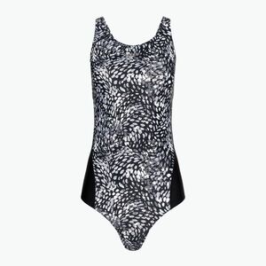 Speedo női egyrészes fürdőruha Allover Digital Recordbreaker fekete/usa charcoal/cápaszürke/fehér (Allover Digital Recordbreaker 00317515208) kép