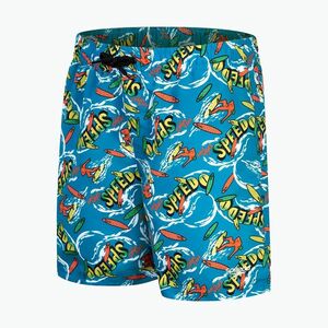 Gyermek fürdőnadrág Boys Printed 15" Watershort Bolt/bright yellow/salso/lawn (Printed 15" 8-00318714248) kép