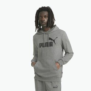 Férfi pulóver PUMA Essentials Big Logo Hoodie TR medium gray heather (Essentials Big Logo Hoodie TR 586688) kép