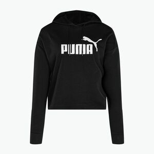 Női PUMA ESS Cropped Logo Hoodie TR puma fekete (ESS Cropped Logo Hoodie TR 586870 01) kép