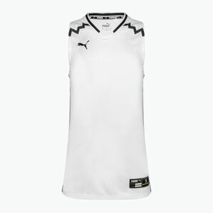 Férfi kosárlabda tank top PUMA Hoops Team Game Jersey puma fehér (Hoops Team Game Jersey 676628) kép