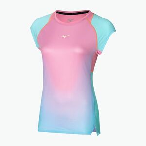 Női futópóló Mizuno Aero Tee lilac chiffon (Aero Tee J2GAB20266) kép