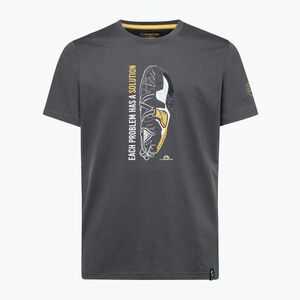 La Sportiva Solution férfi póló carbon/sárga (Solution ZFCS056900100) kép