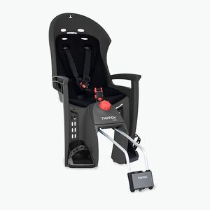 Kerékpáros gyerekülés Hamax Siesta sötétszürke/fekete (Siesta 552553_HAM) kép