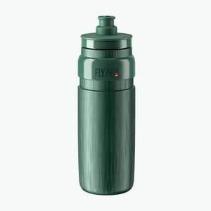 Kerékpáros kulacs Elite FLY Tex 750 ml dark green/grey logo (FLY Tex EL01607213) kép