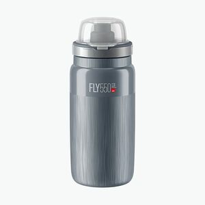 Kerékpáros kulacs Elite FLY Tex MTB 550 ml grey/grey logo (FLY Tex MTB EL01604896) kép