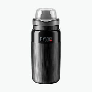 Kerékpáros kulacs Elite FLY Tex MTB 550 ml black/grey logo (FLY Tex MTB EL01604897) kép