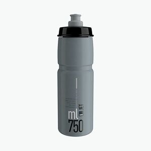 Kerékpáros kulacs Elite Jet 750 ml grey/black logo (Jet EL0190745) kép